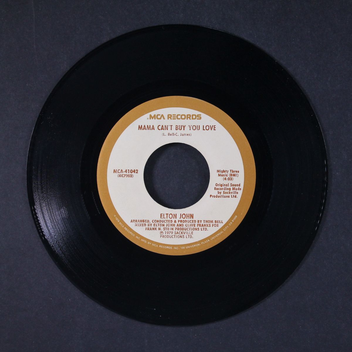 mama can't buy you love / three way love affair by ELTON JOHN