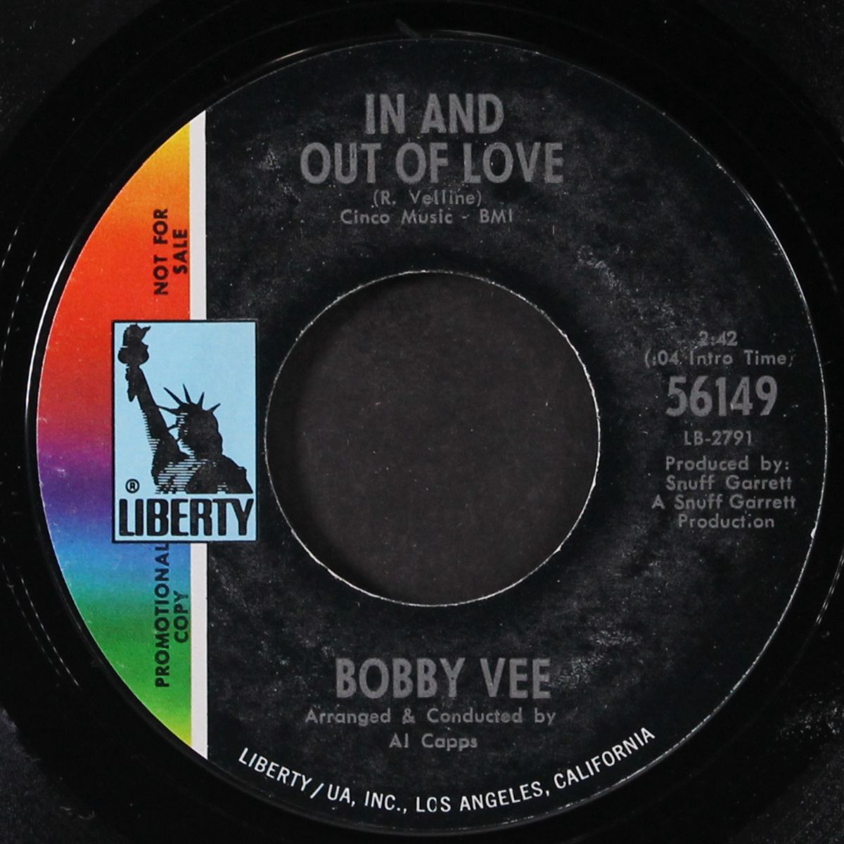 in and out of love by BOBBY VEE