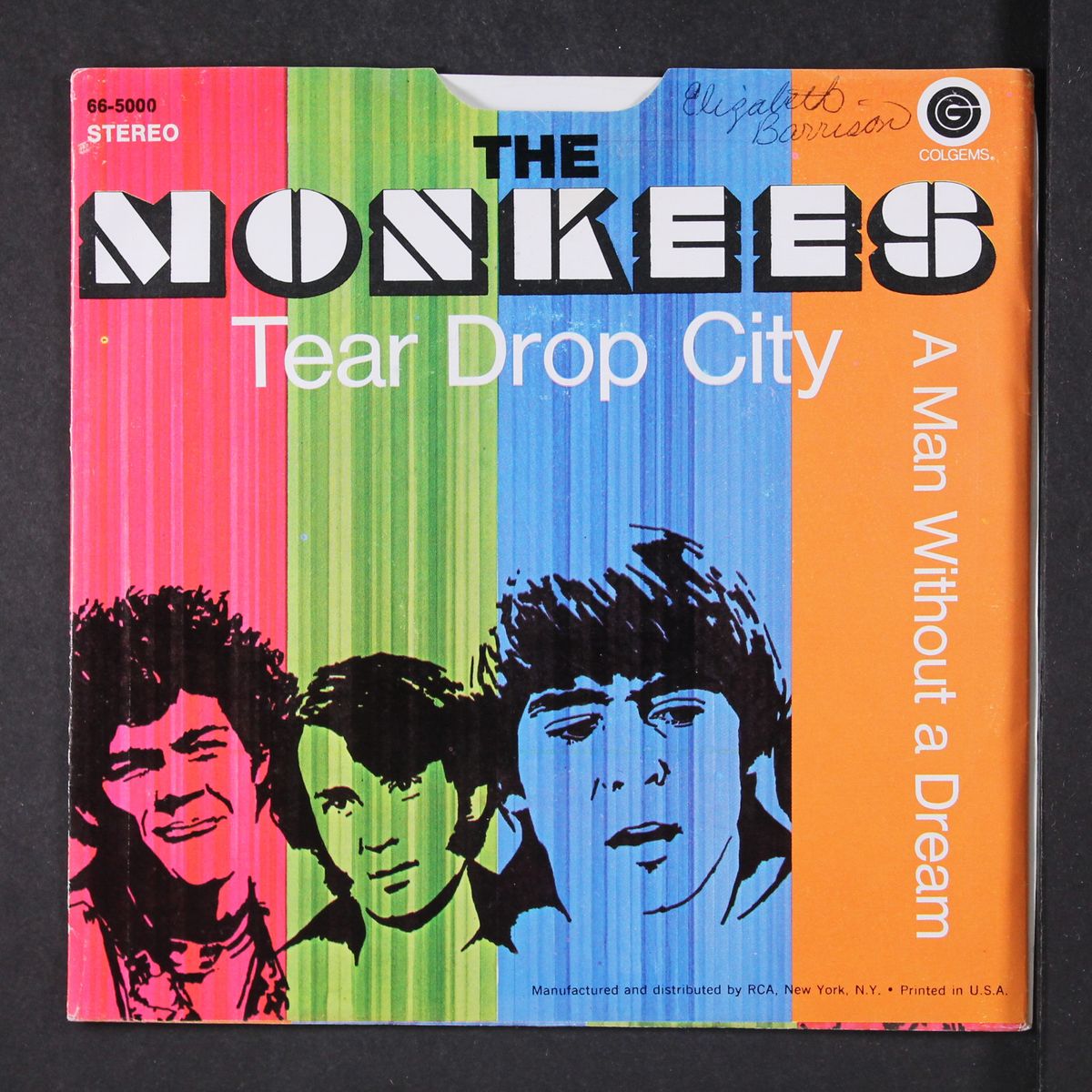 tear drop city / a man without a dream by MONKEES