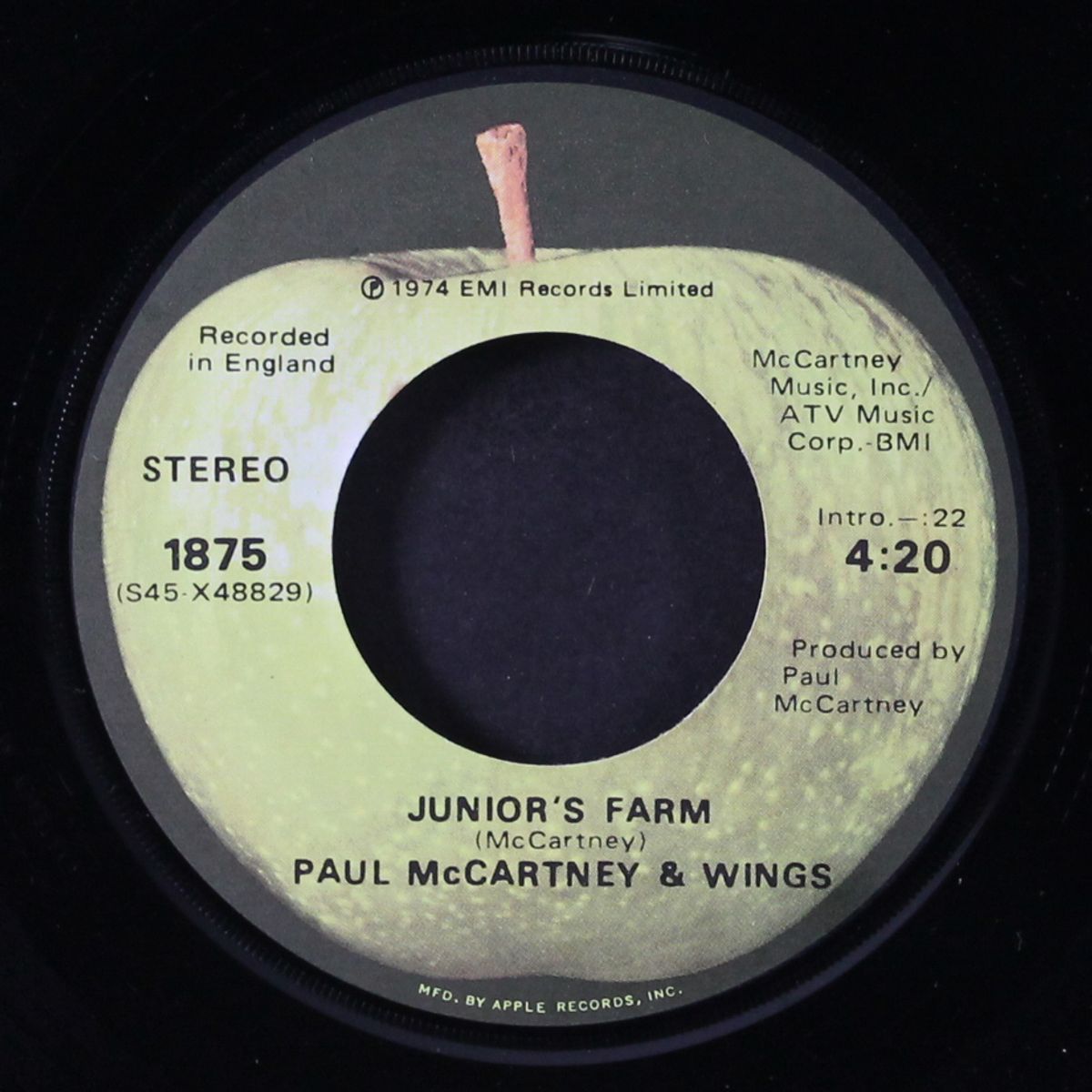 junior's farm / sally g by PAUL MCCARTNEY & WINGS