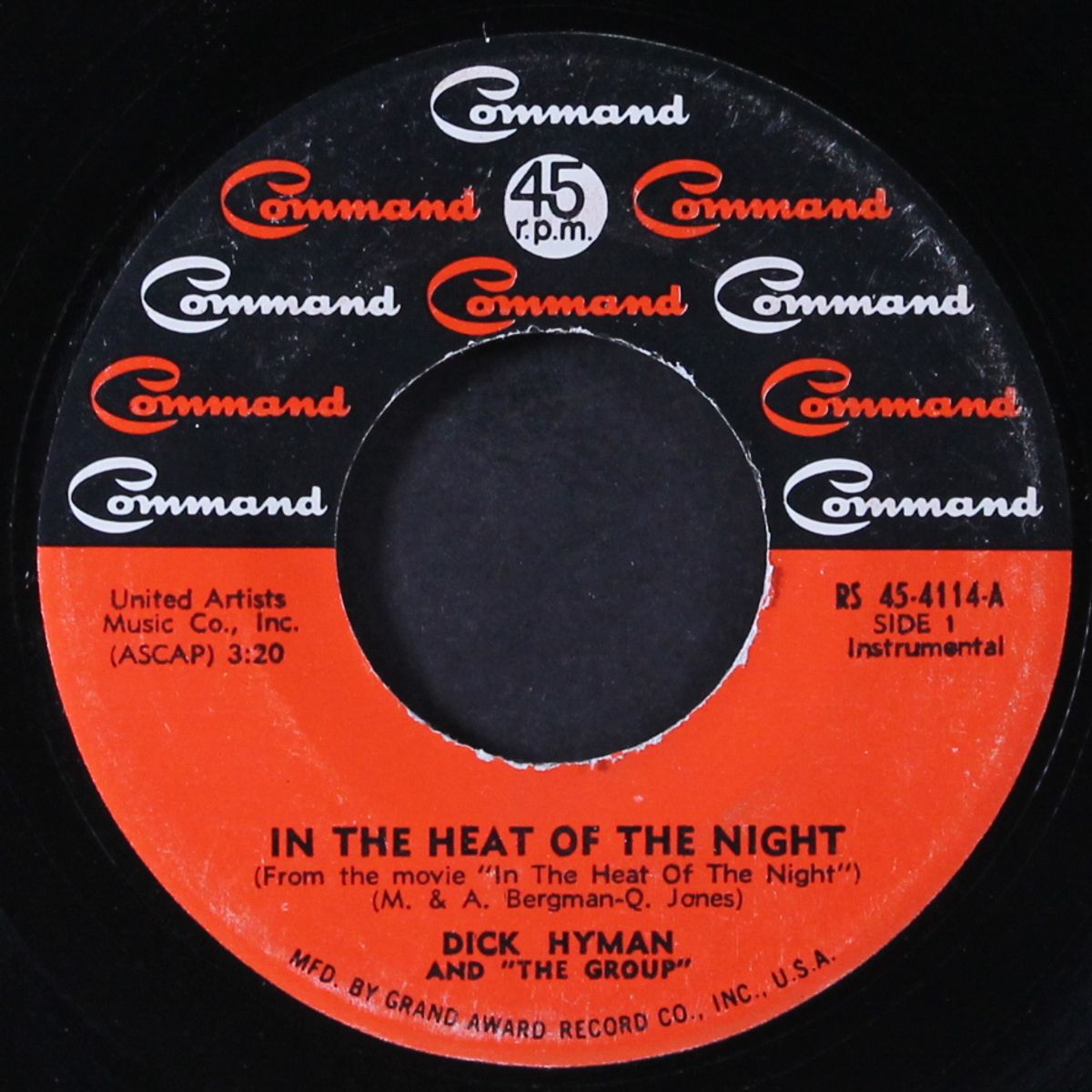 respect / in the heat of the night by DICK HYMAN