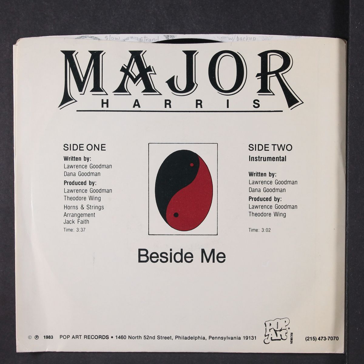 beside me / instrumental by MAJOR HARRIS
