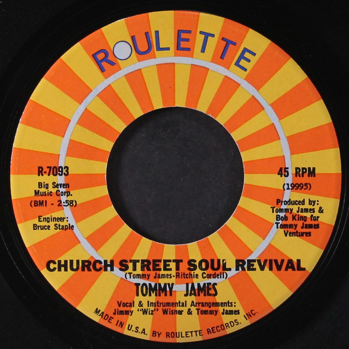 draggin' the line / i'm comin' home by TOMMY JAMES