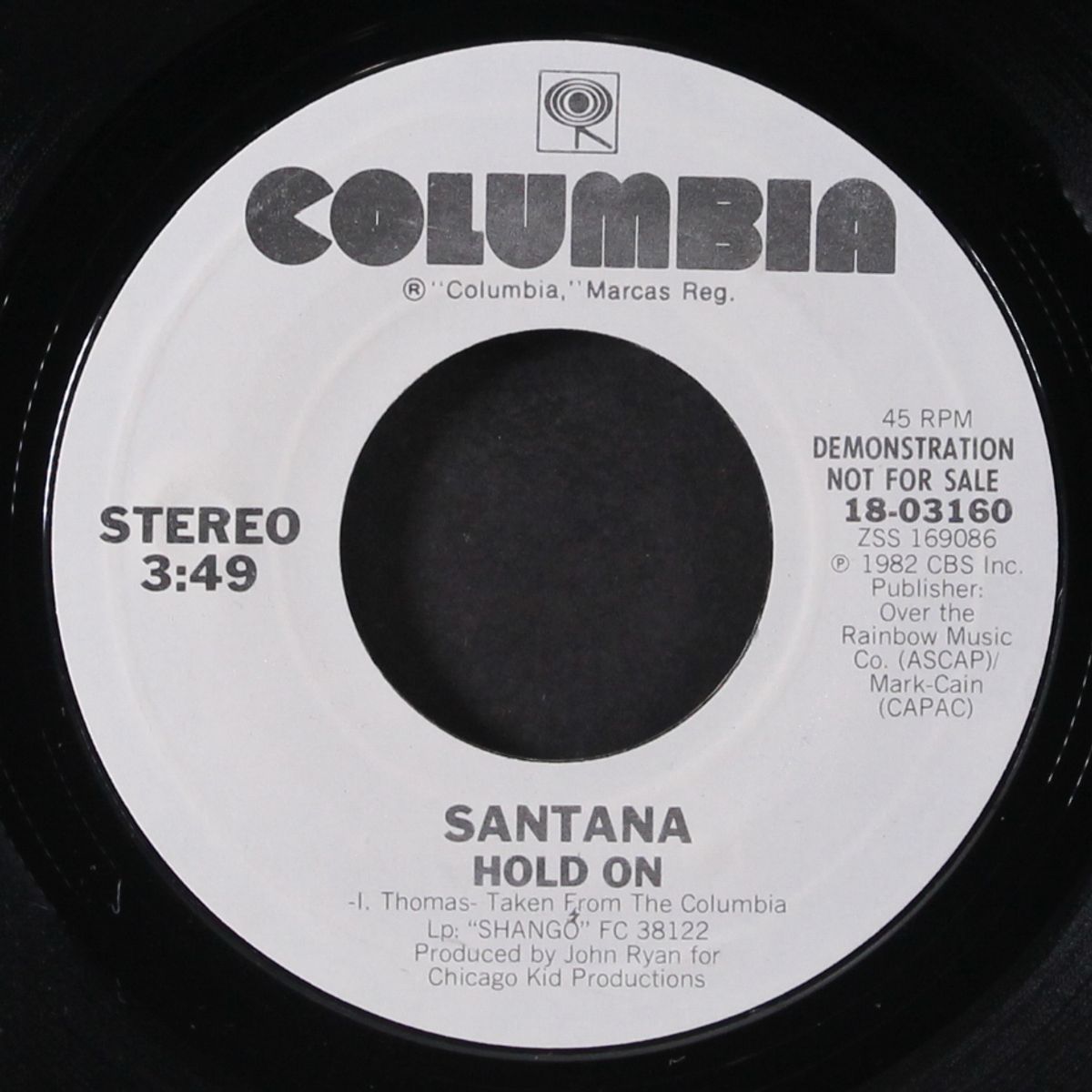 hold on by SANTANA