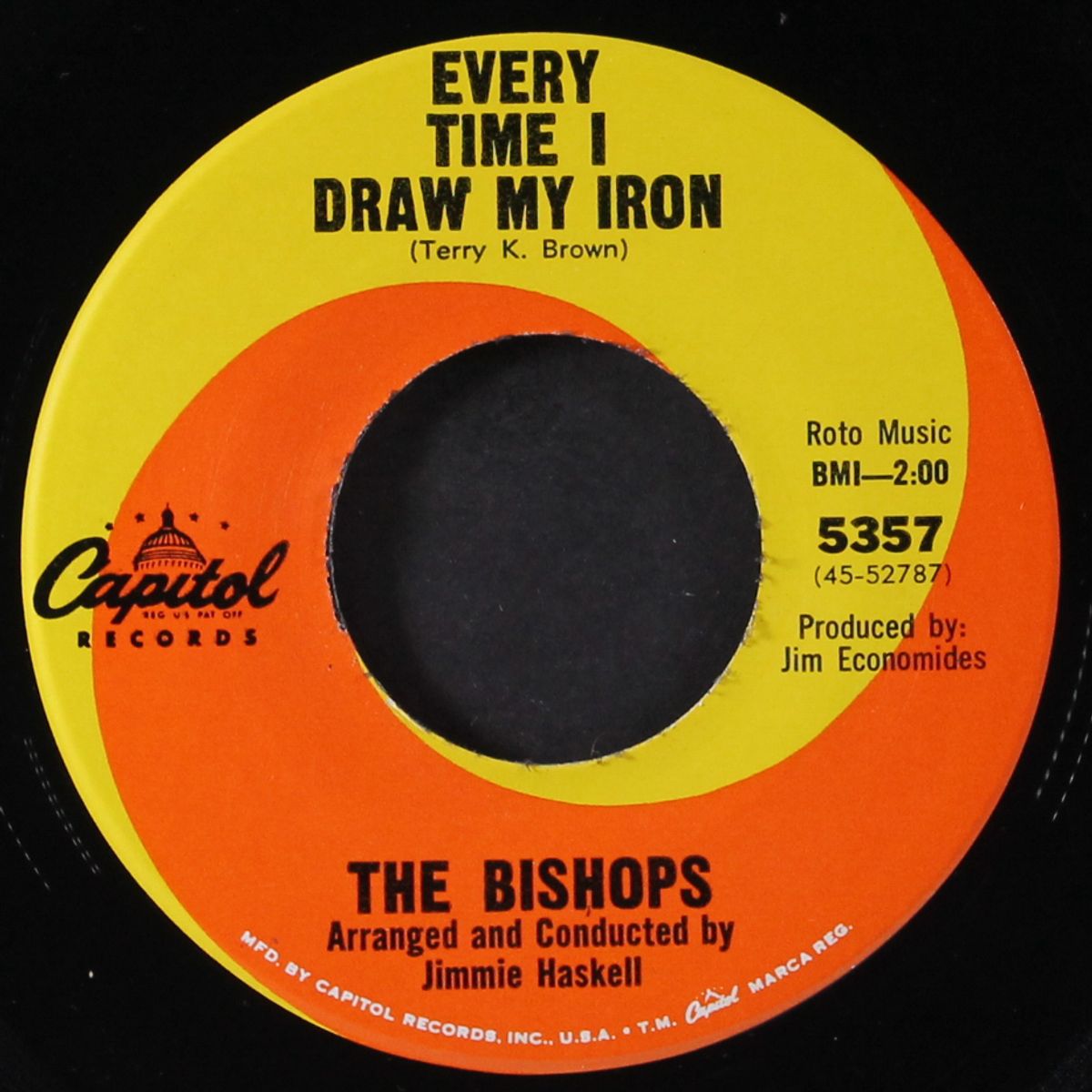 hollywood scene / every time i draw my iron by BISHOPS