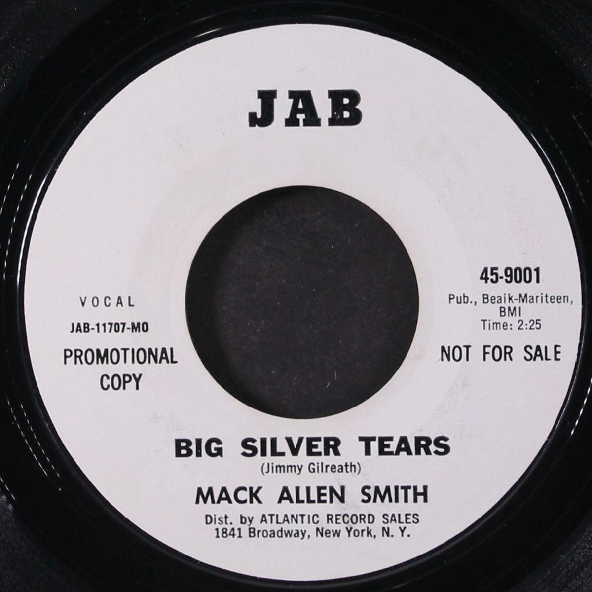 big silver tears / not strong enough by MACK ALLEN SMITH