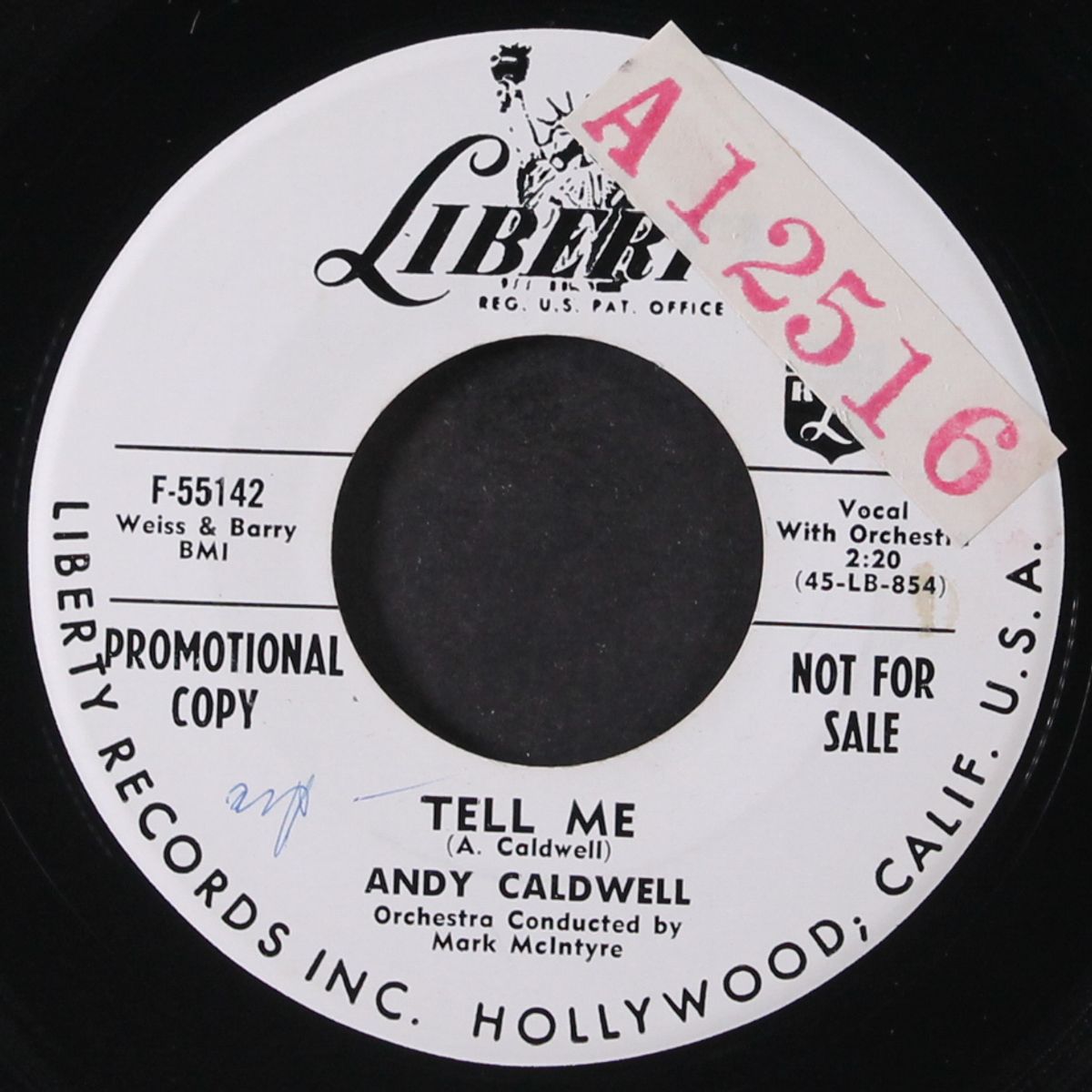 she's so fine / tell me by ANDY CALDWELL