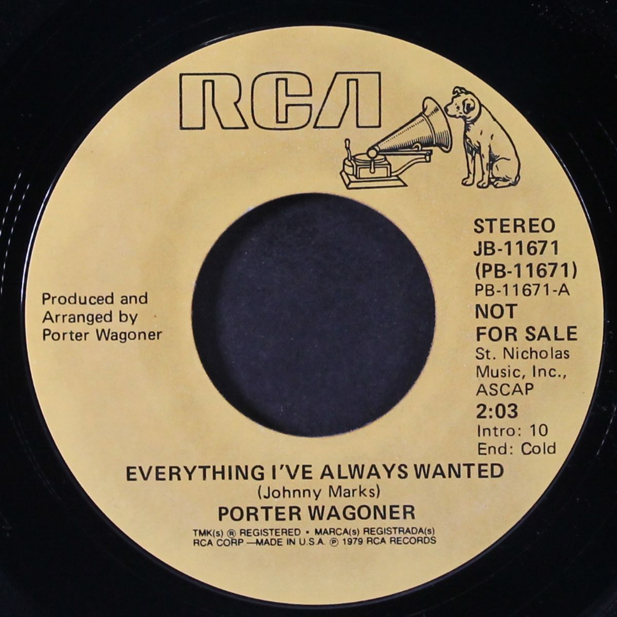 everything i've always wanted / no bed of roses by PORTER WAGONER