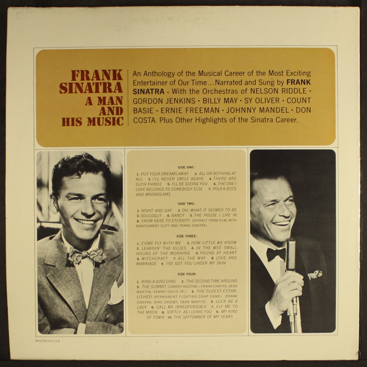 a man and his music by FRANK SINATRA