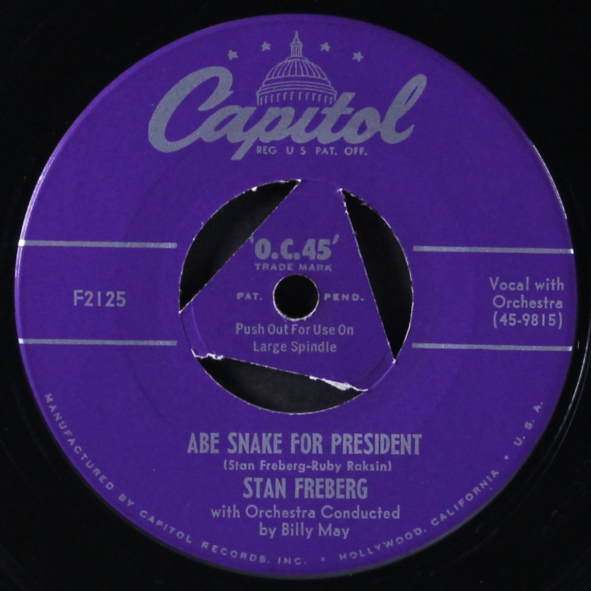 abe snake for president / ba-ba-ball and chain by STAN FREBERG