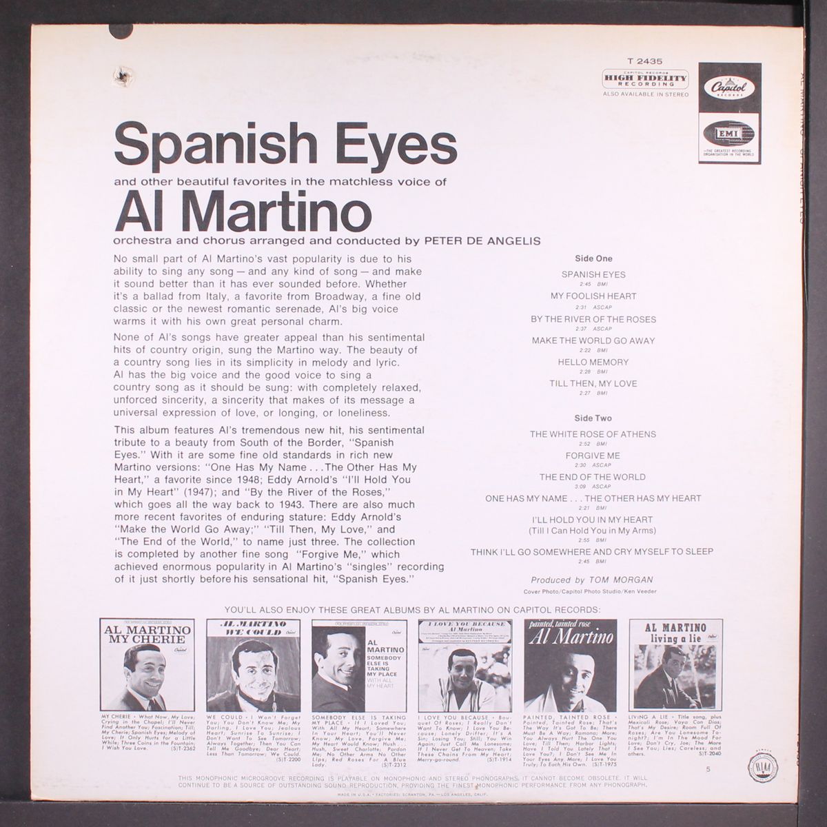 spanish eyes by AL MARTINO