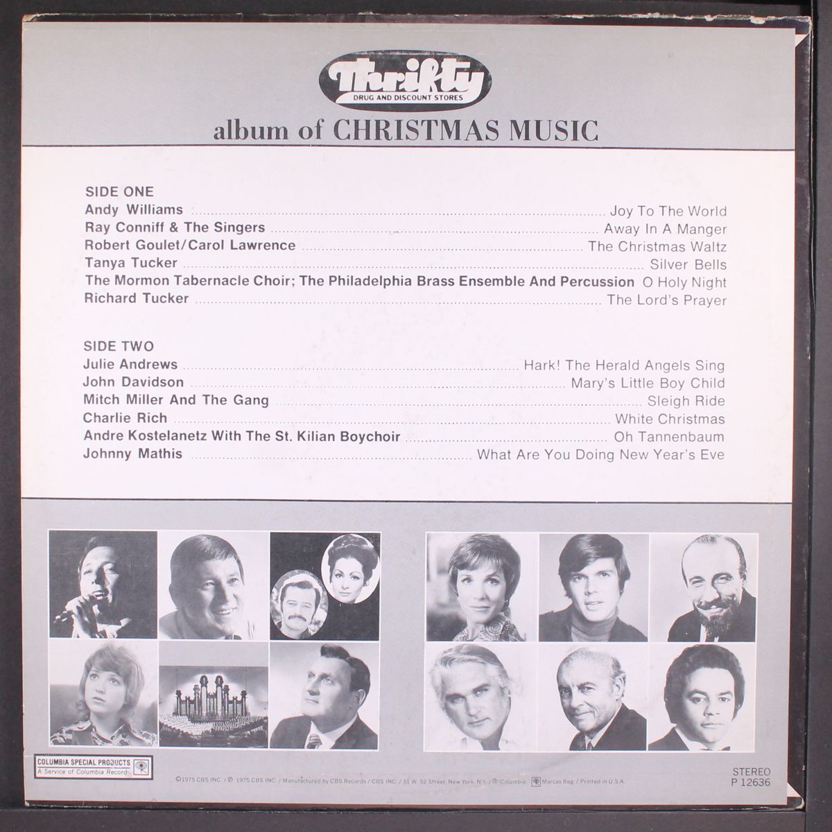 thrifty drug and discount stores album of christmas music by VARIOUS