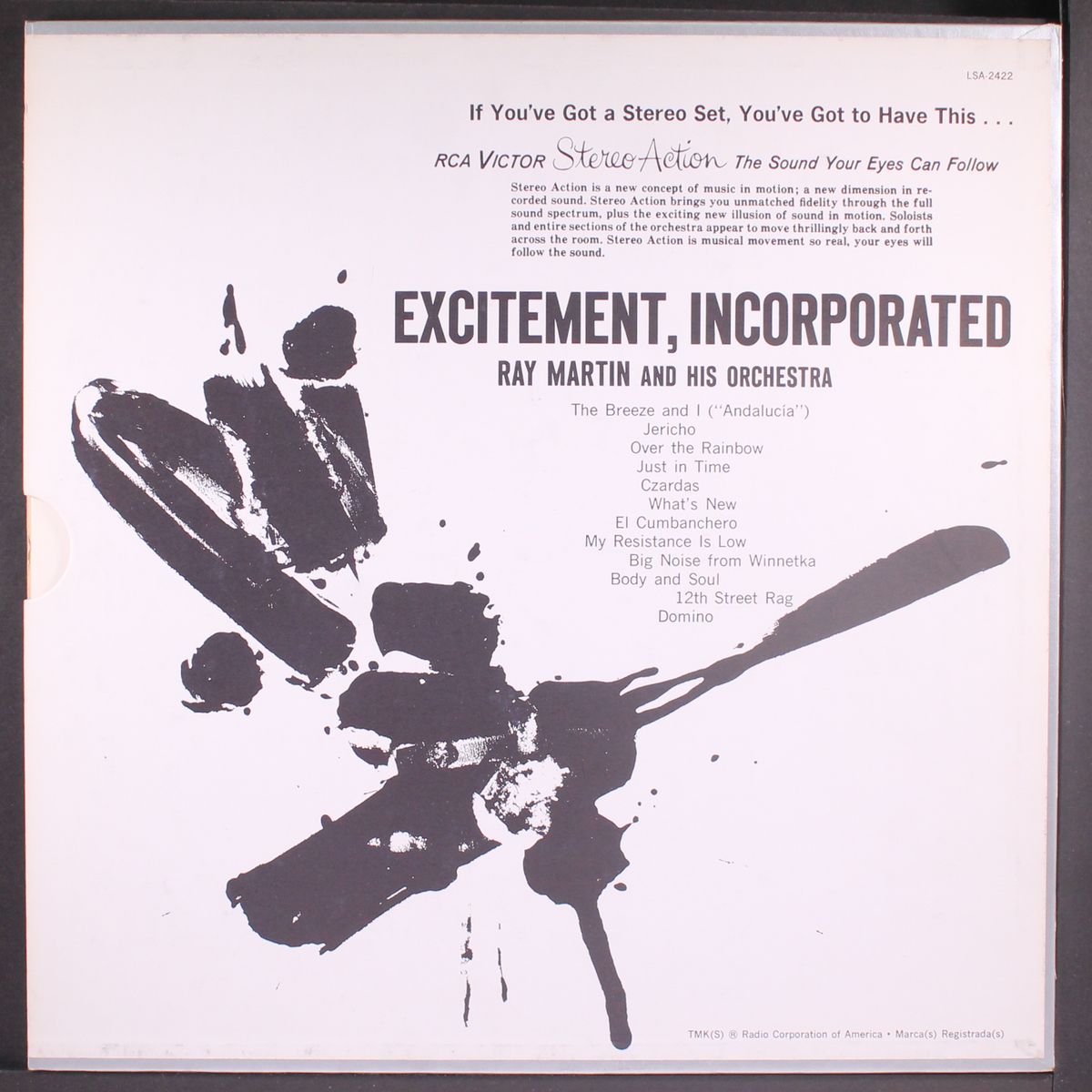 excitement, incorporated by RAY MARTIN