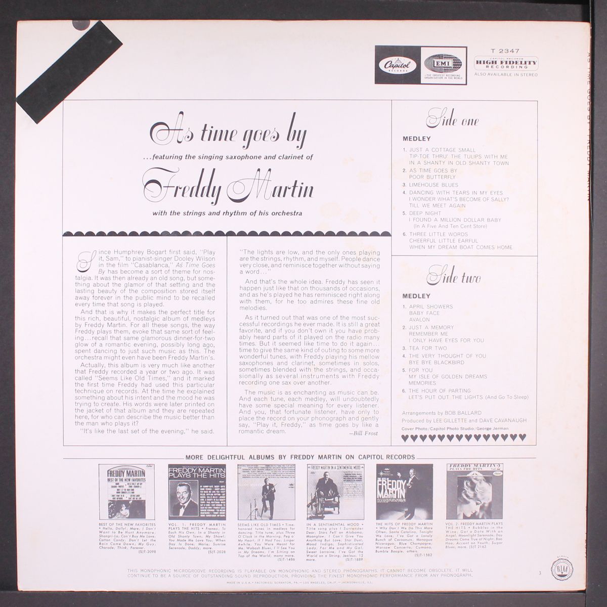 as time goes by by FREDDY MARTIN