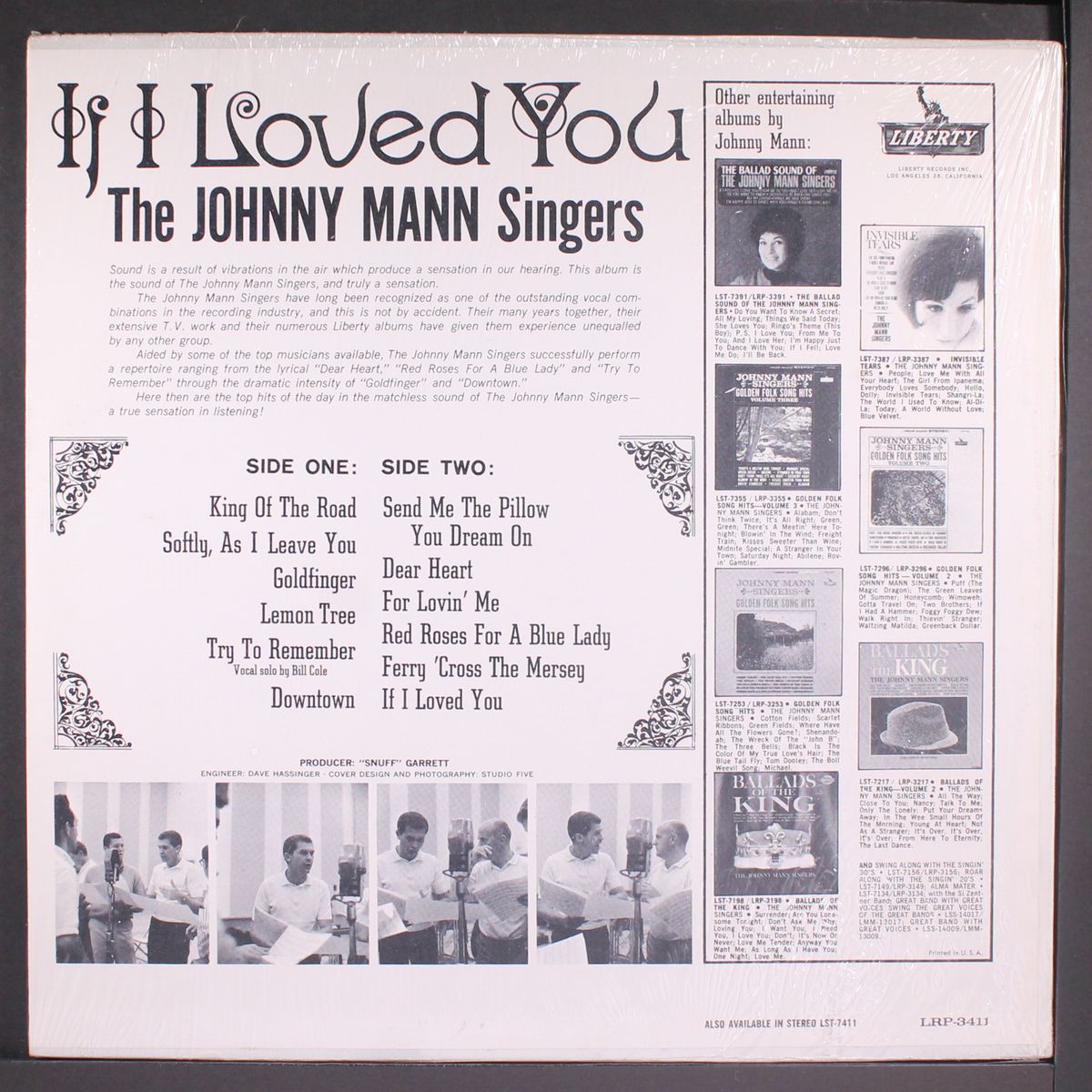 if i loved you by JOHNNY MANN SINGERS