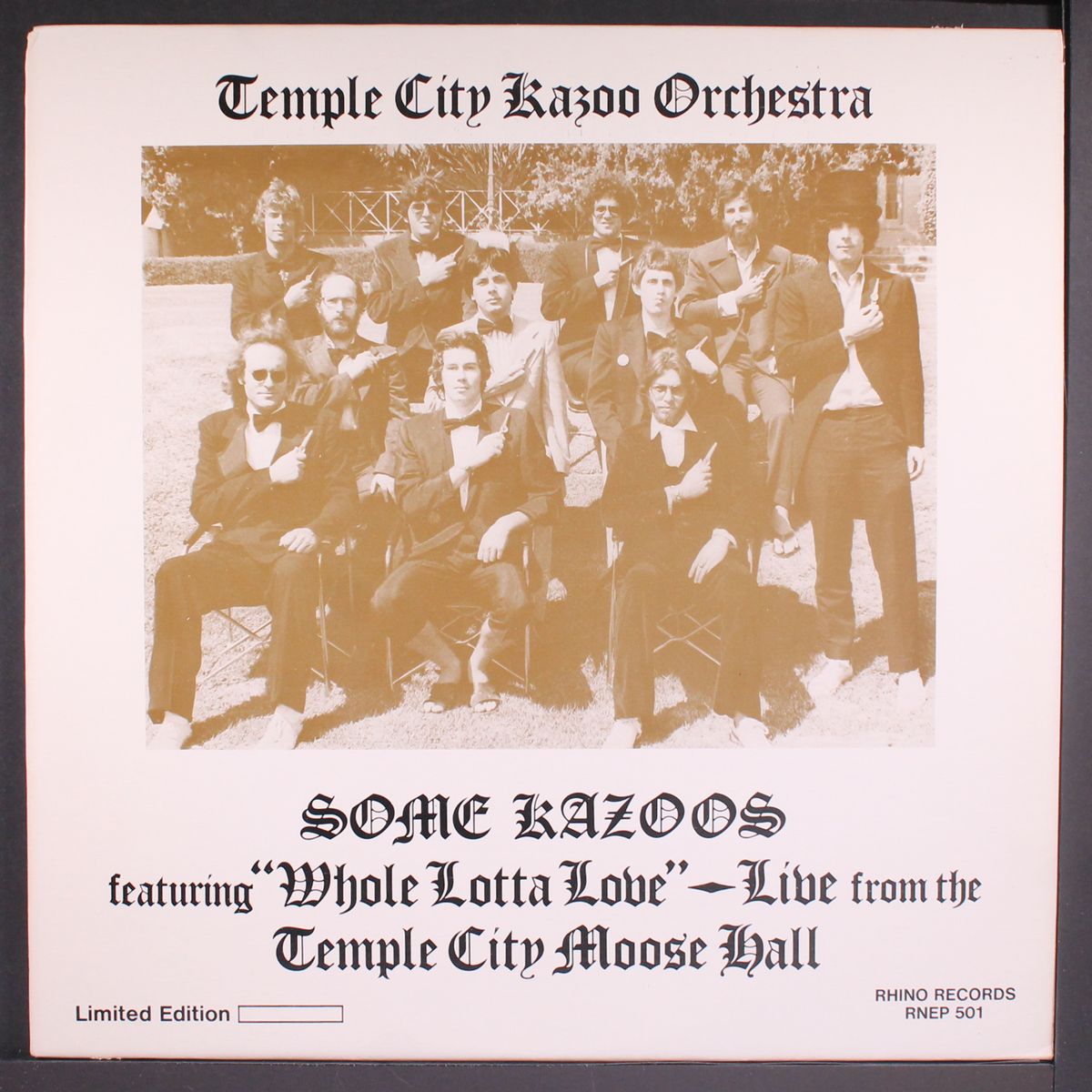 some kazoos by TEMPLE CITY KAZOO ORCHESTRA