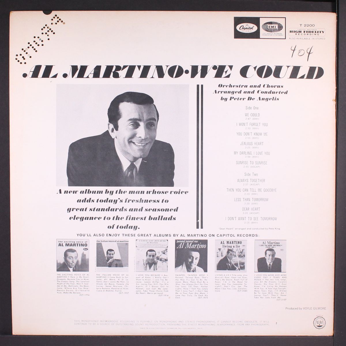 we could by AL MARTINO
