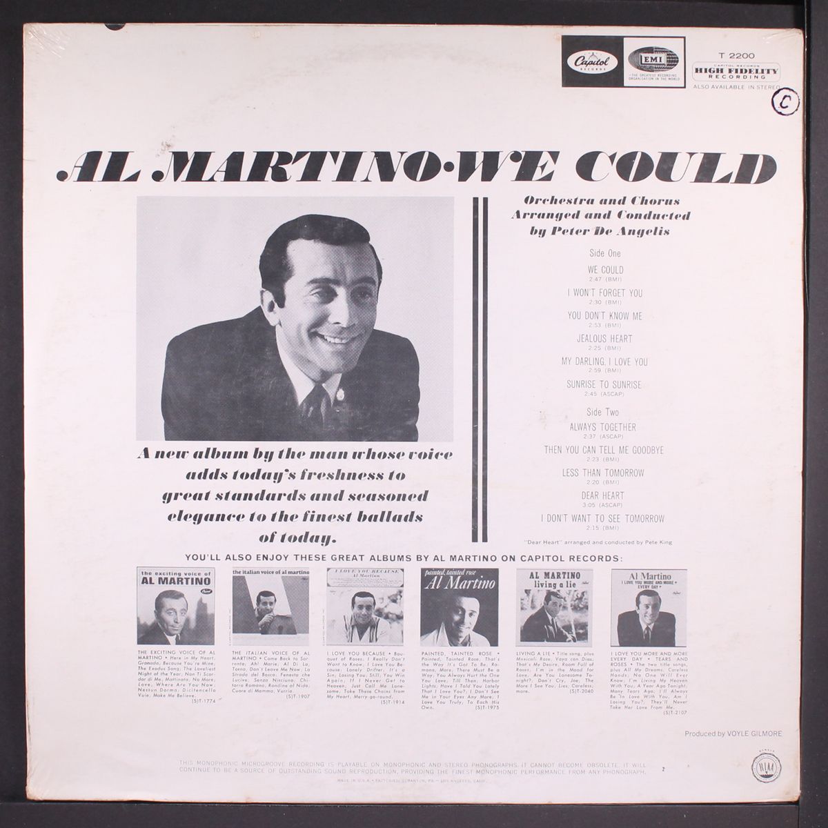 we could by AL MARTINO