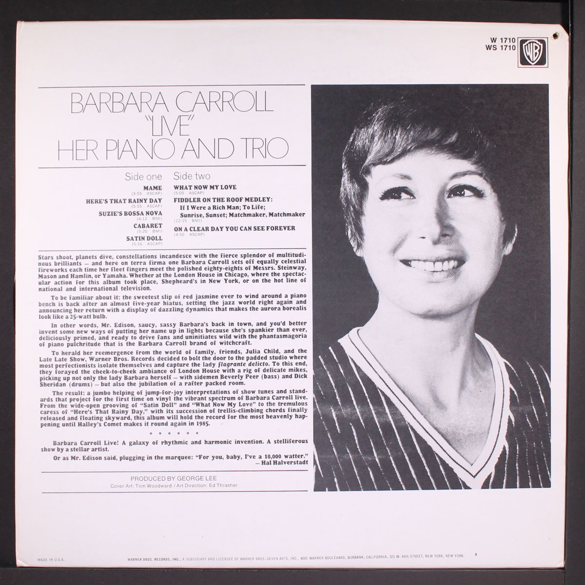 live by BARBARA CARROLL