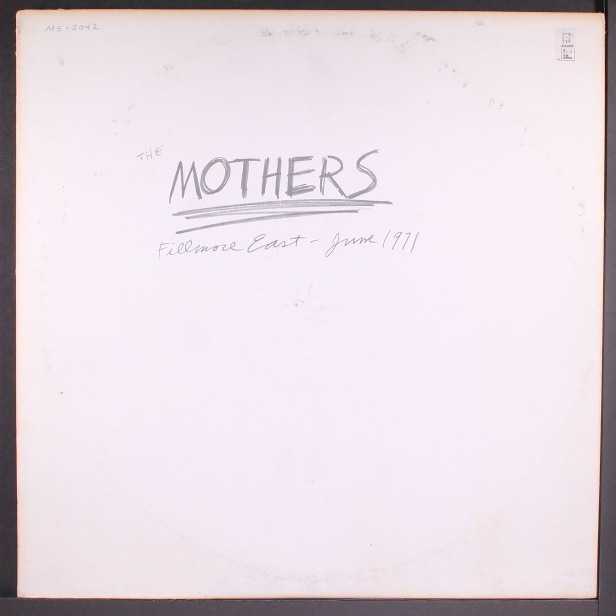 fillmore east, june 1971 by MOTHERS