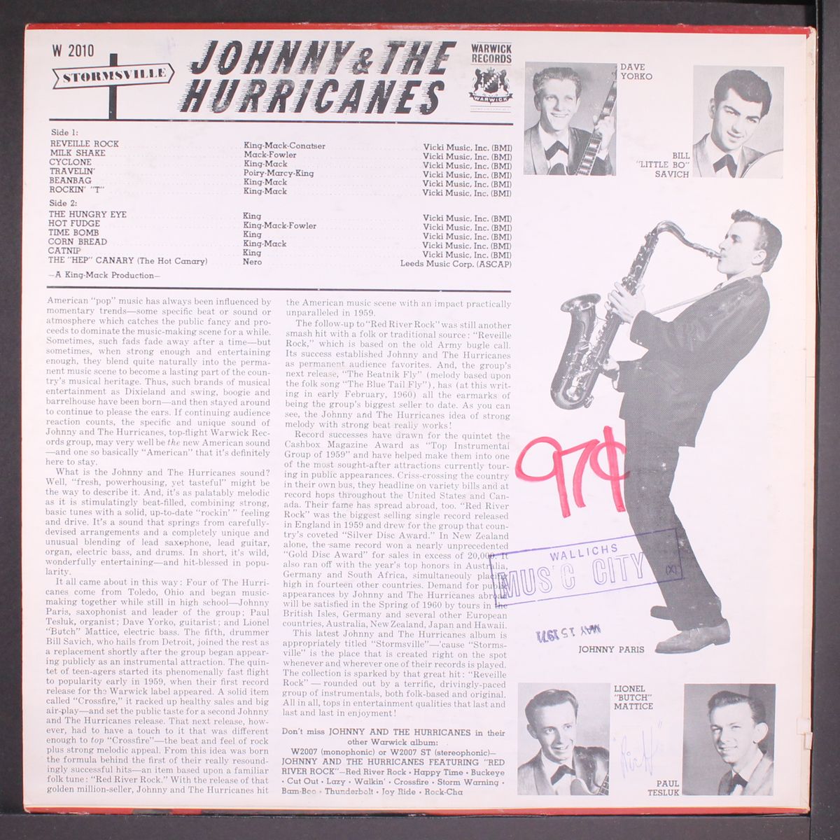 stormsville by JOHNNY & HURRICANES