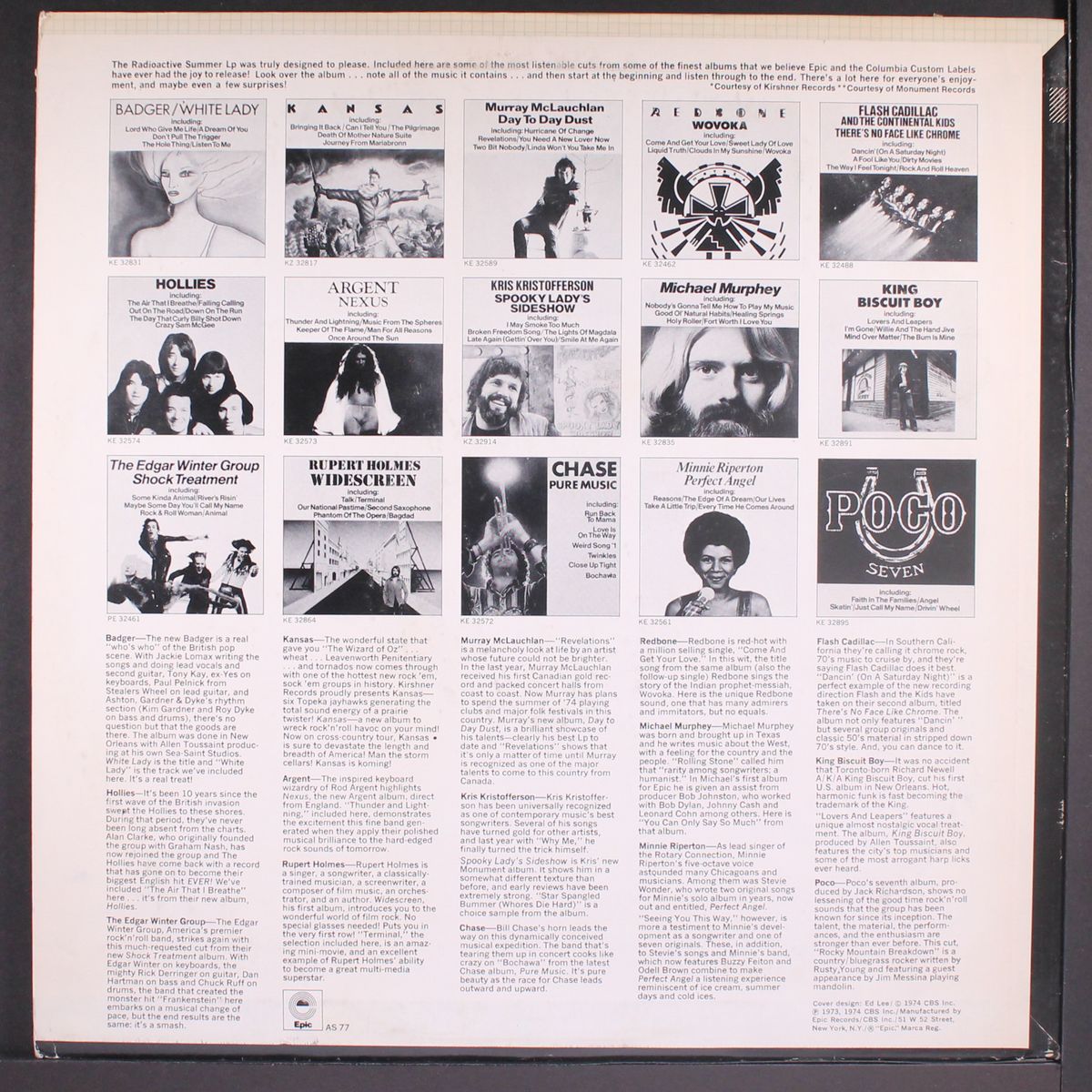 the radioactive summer lp by VARIOUS