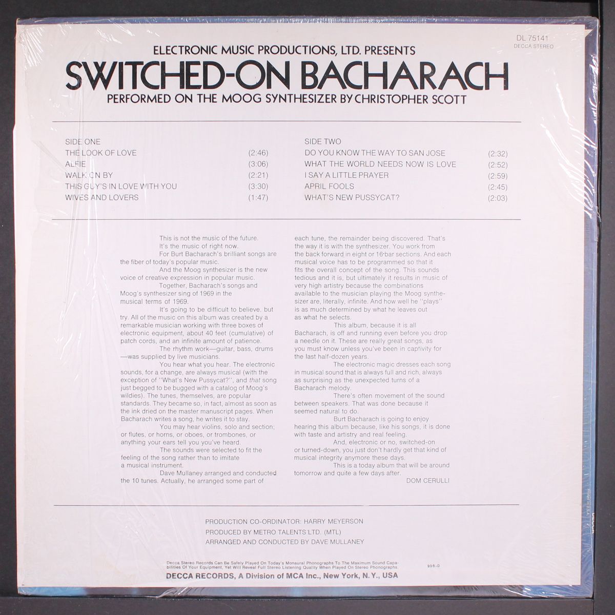 switched-on bacharach by CHRISTOPHER SCOTT