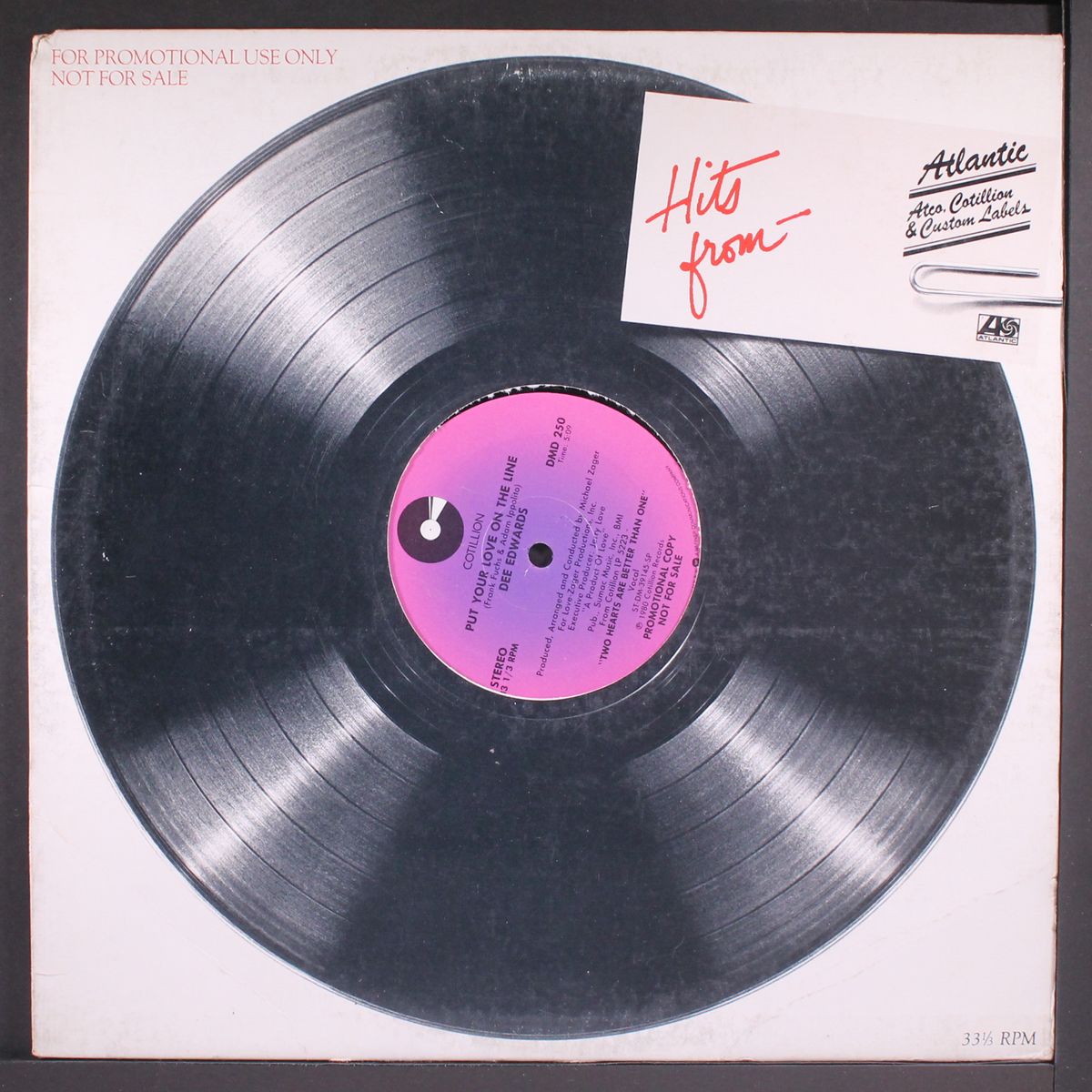 put your love on the line / same by DEE EDWARDS