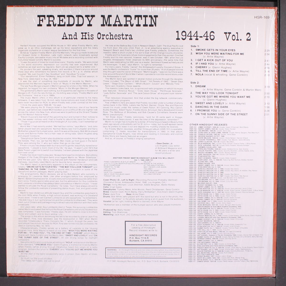 the uncollected vol. 2 (1944-46) by FREDDY MARTIN