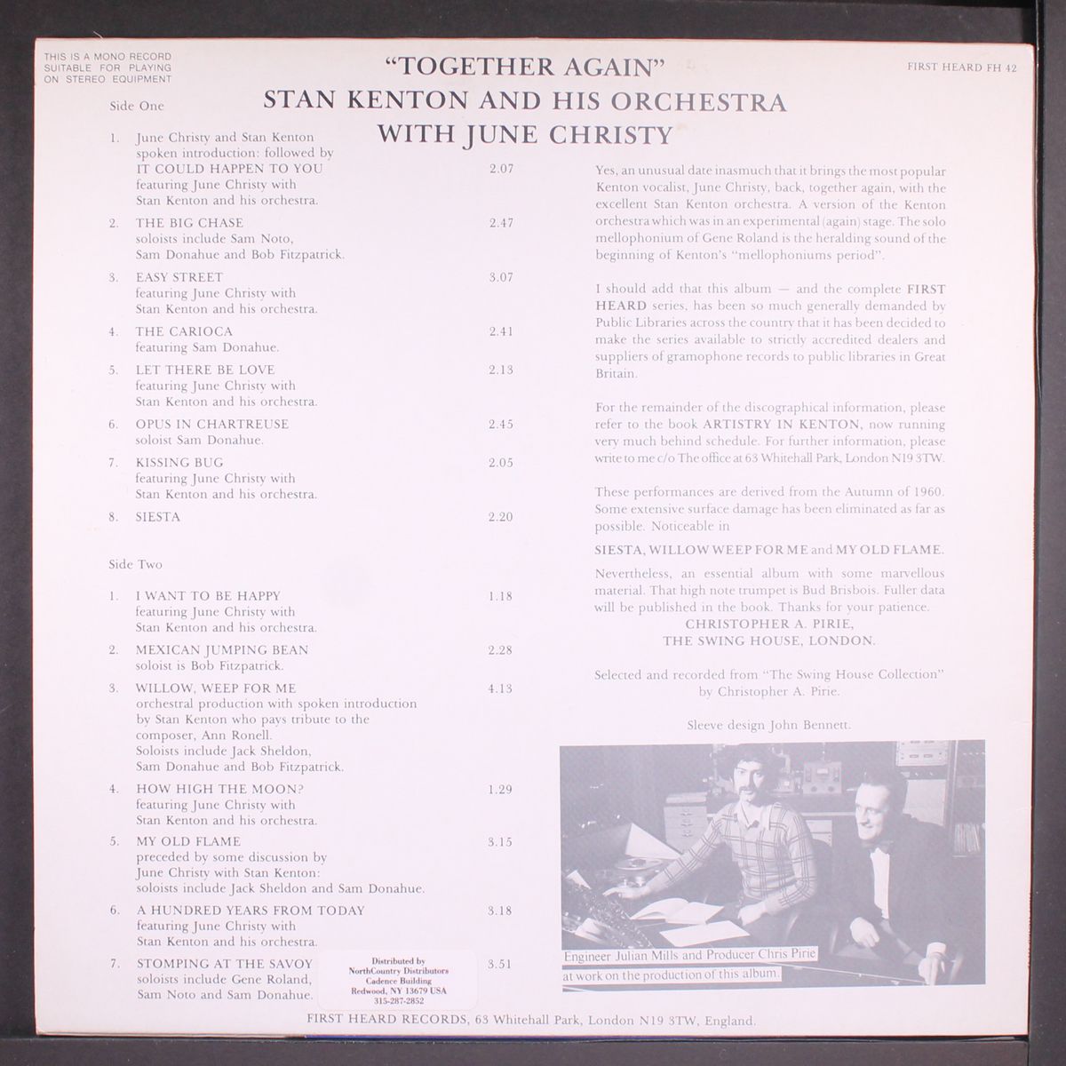 together again by STAN KENTON / JUNE CHRISTY
