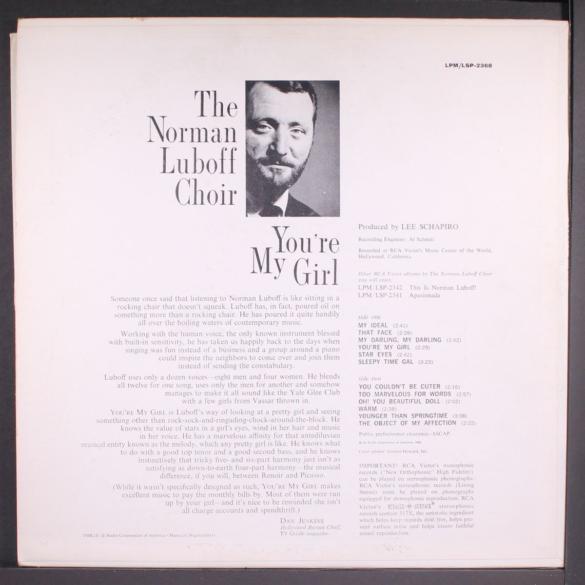you're my girl by NORMAN LUBOFF CHOIR