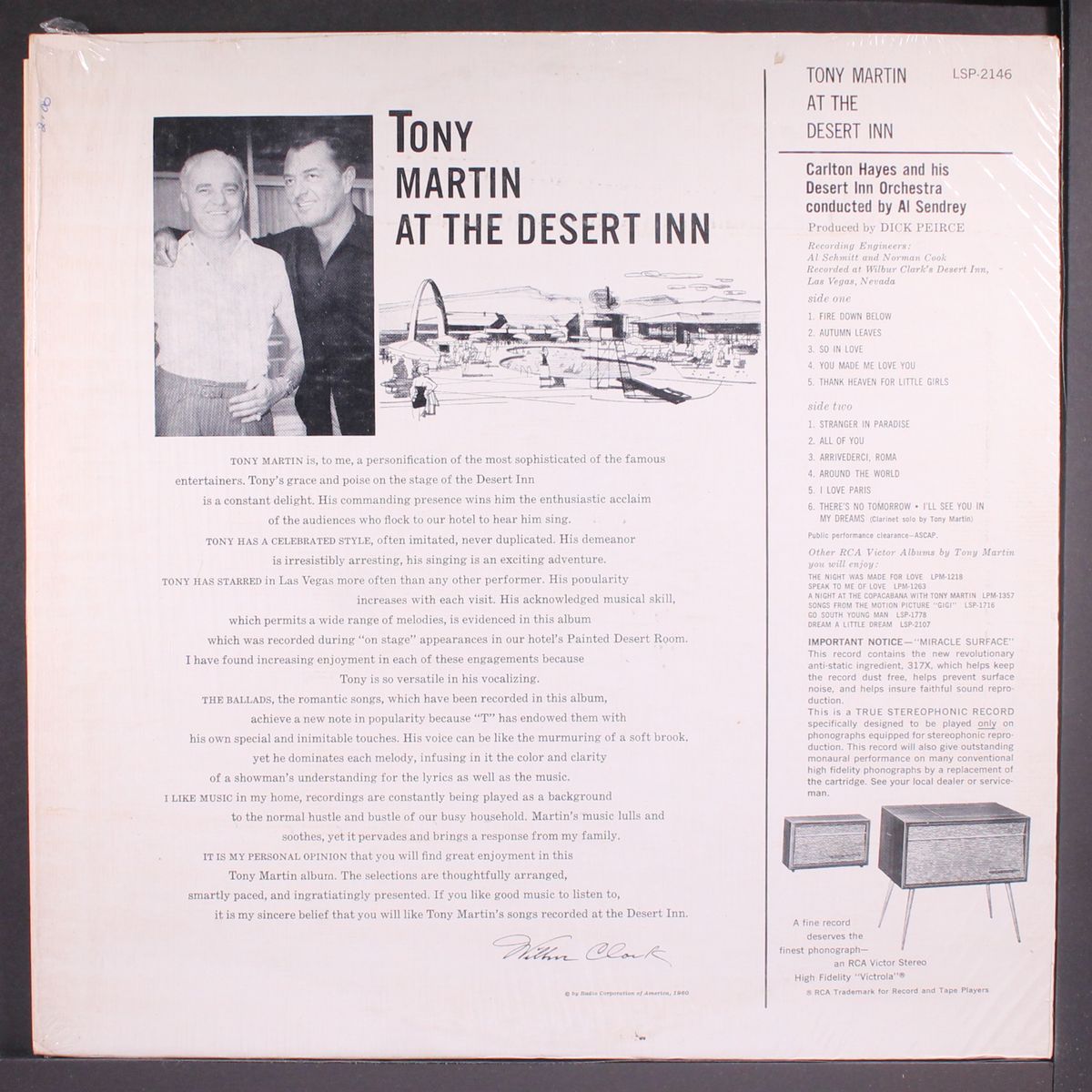 at the desert inn by TONY MARTIN