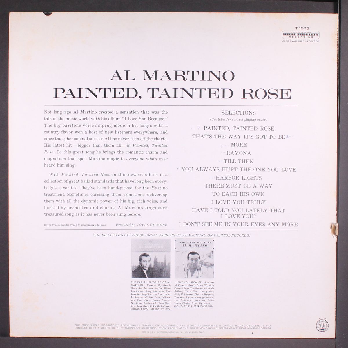 painted, tainted rose by AL MARTINO