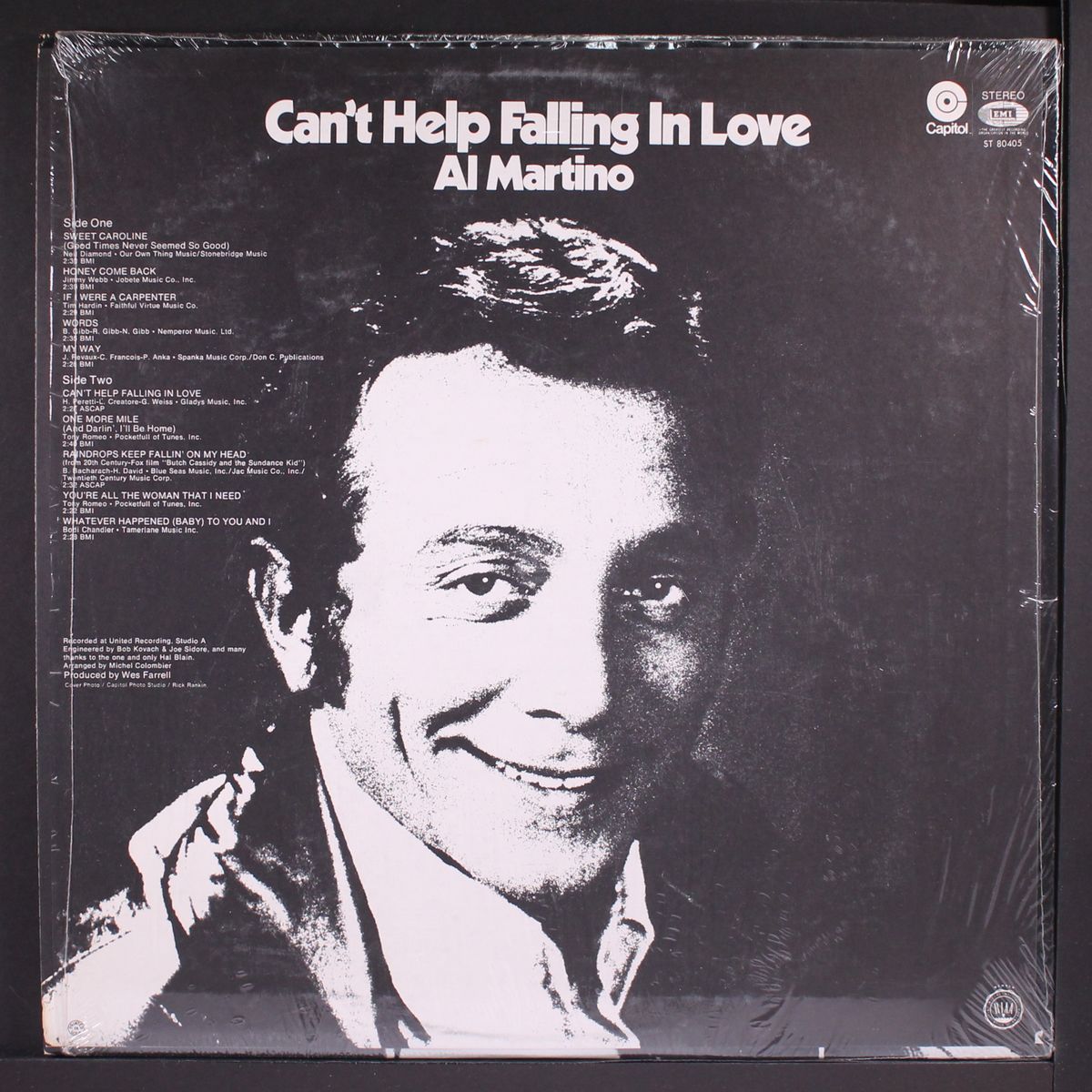 can't help falling in love by AL MARTINO