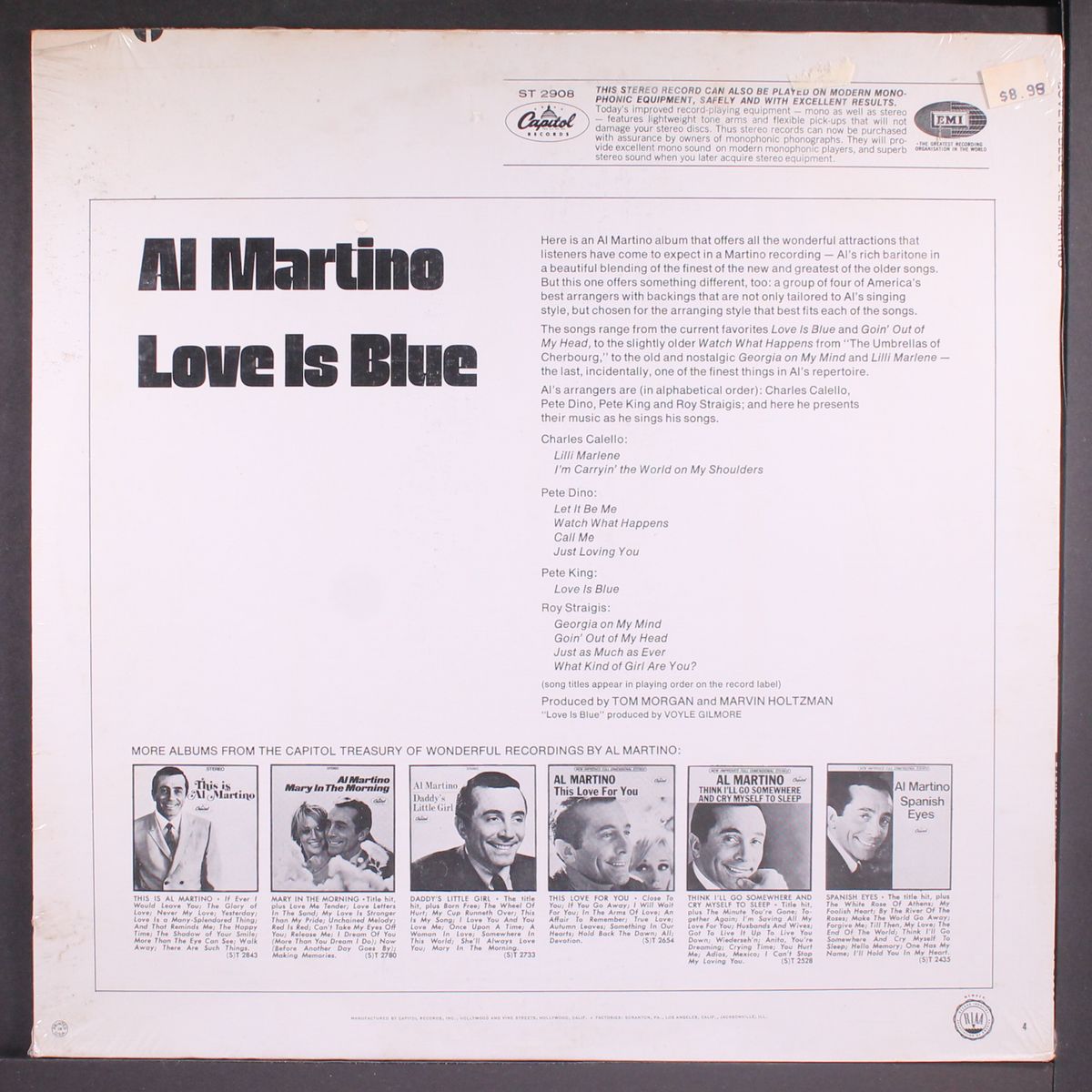 love is blue by AL MARTINO