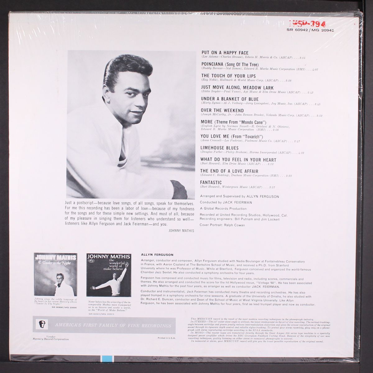 this is love by JOHNNY MATHIS
