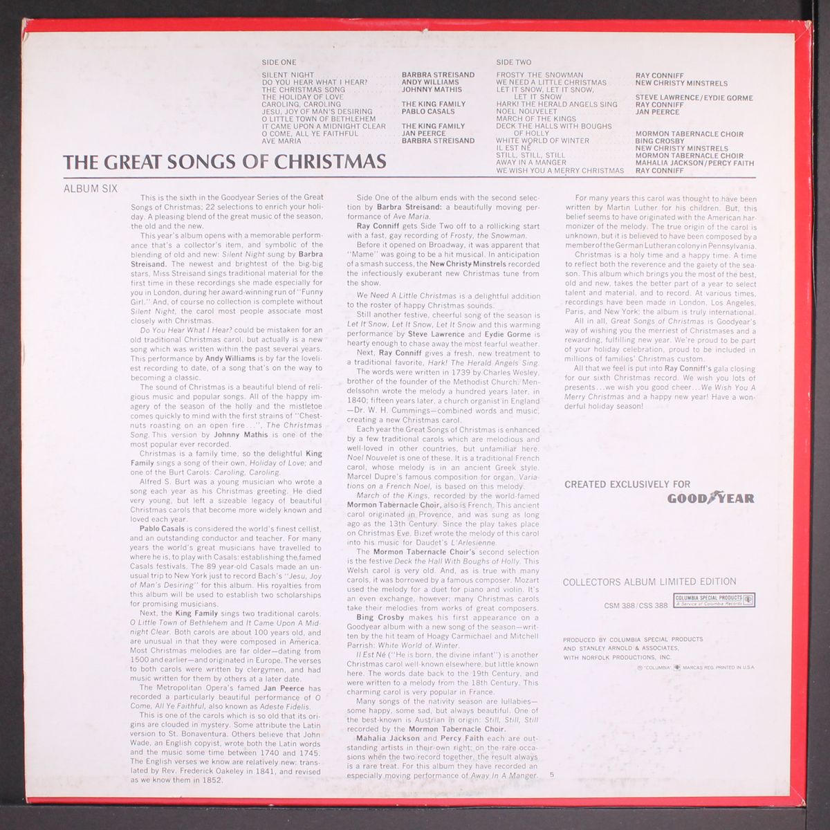 great songs of christmas by VARIOUS