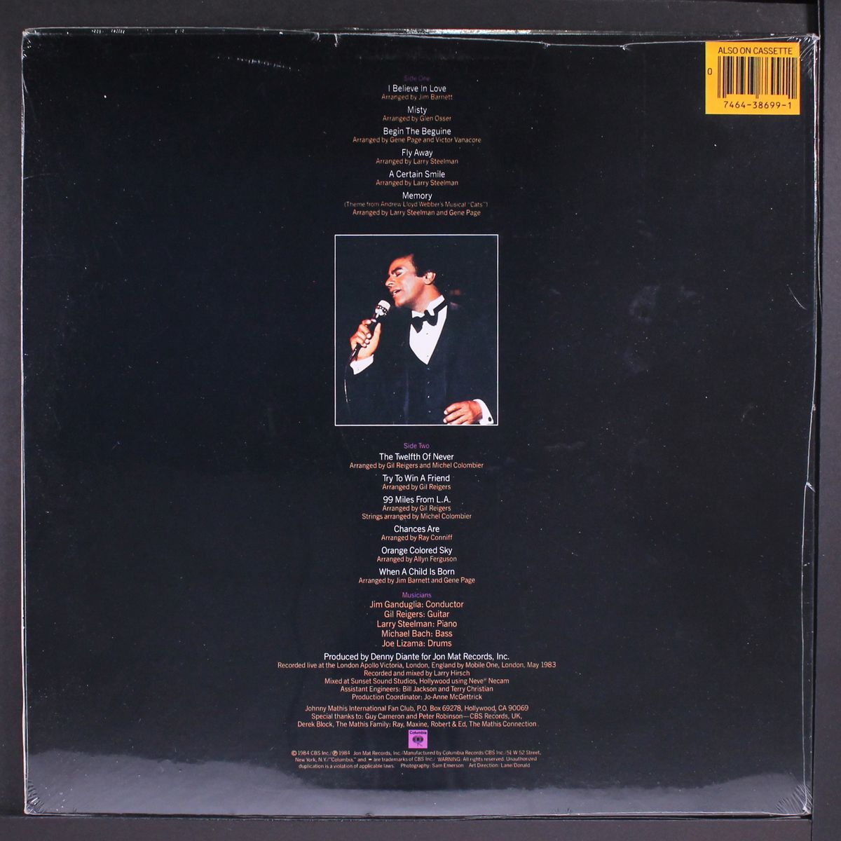 live by JOHNNY MATHIS