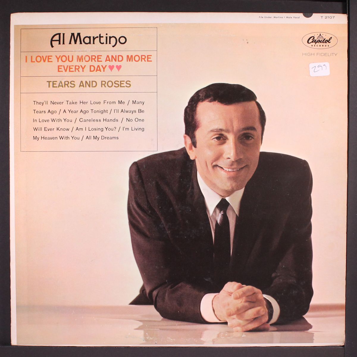 i love you more and more each day by AL MARTINO
