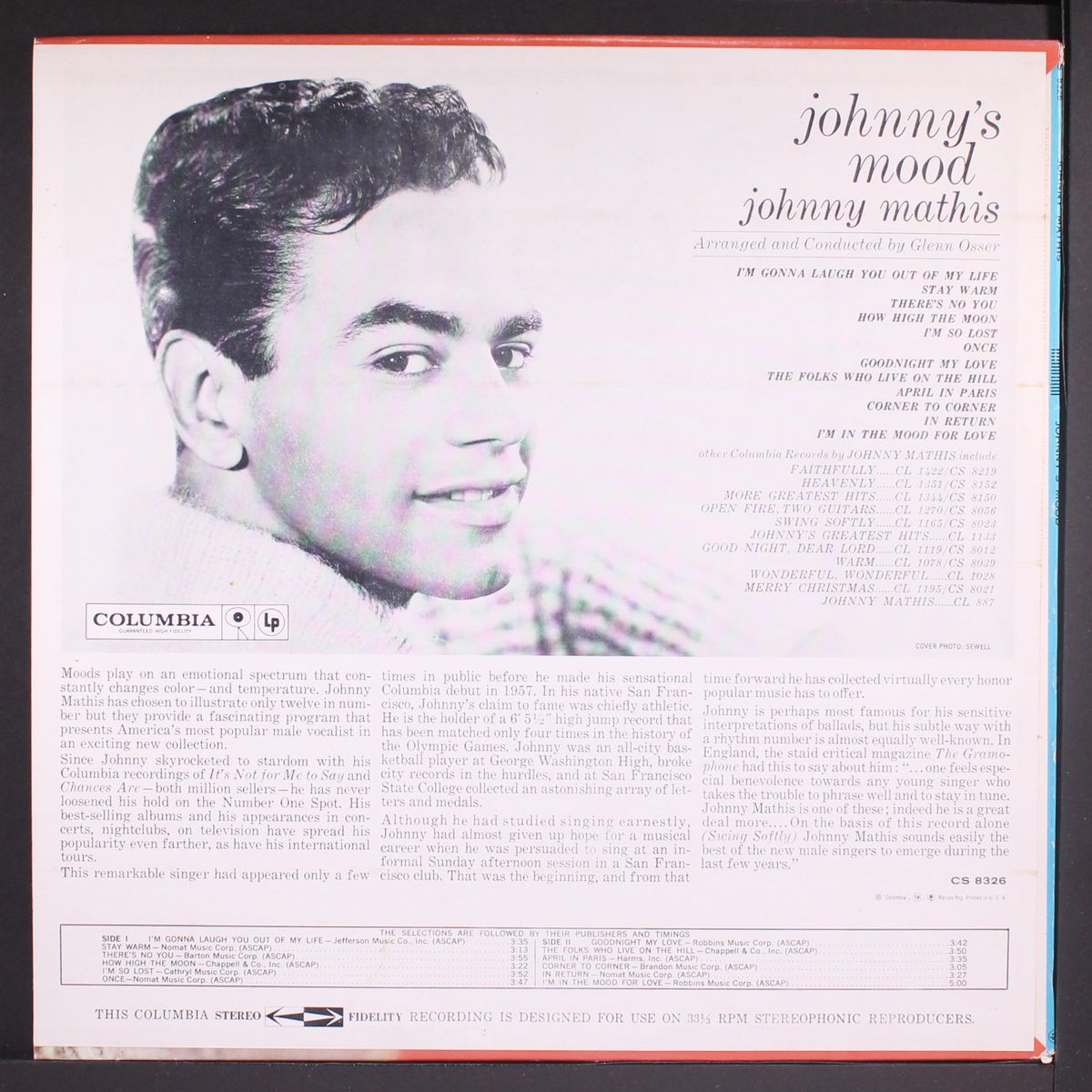 johnny's mood by JOHNNY MATHIS
