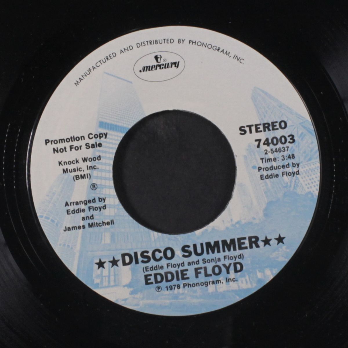 disco summer / do it in the water by EDDIE FLOYD