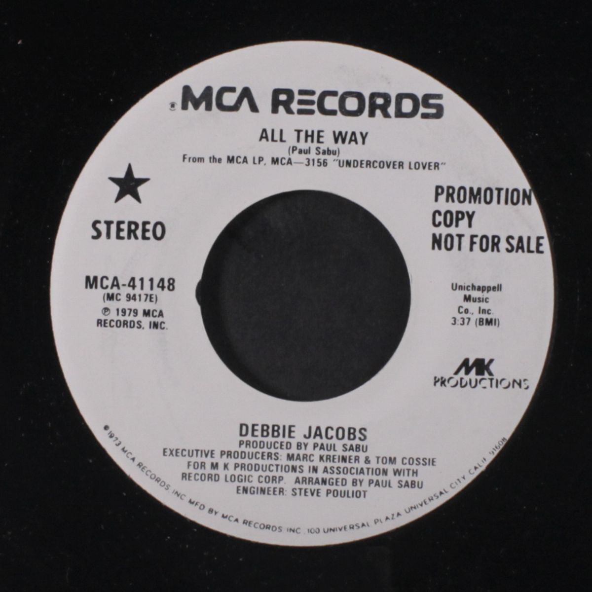all the way / same by DEBBIE JACOBS