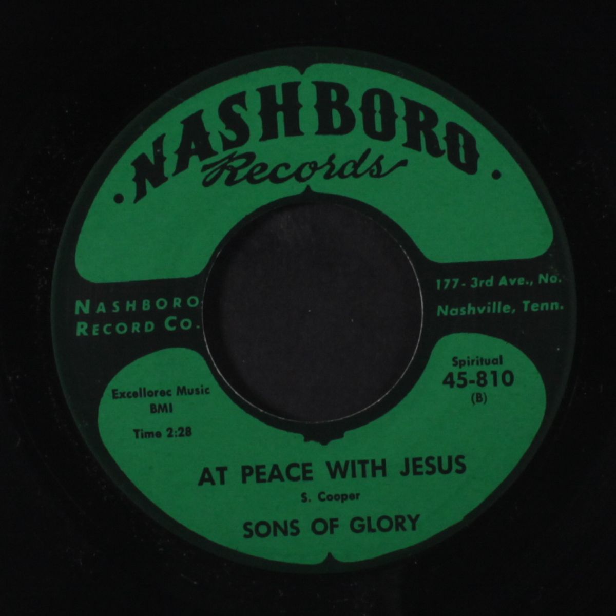 no other help / at peace with jesus by SONS OF GLORY