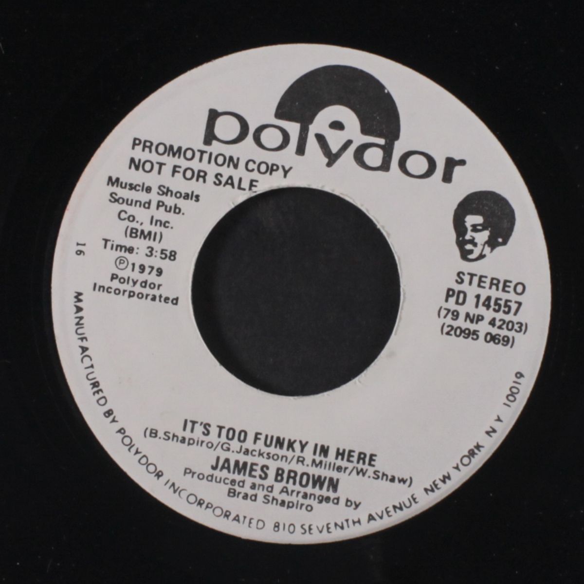 it's too funky in here / same by JAMES BROWN