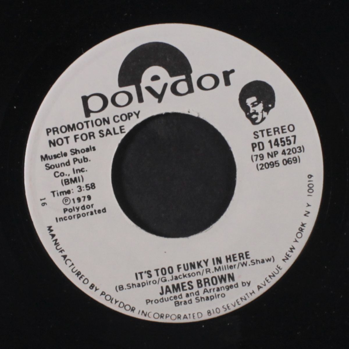 it's too funky in here / same by JAMES BROWN