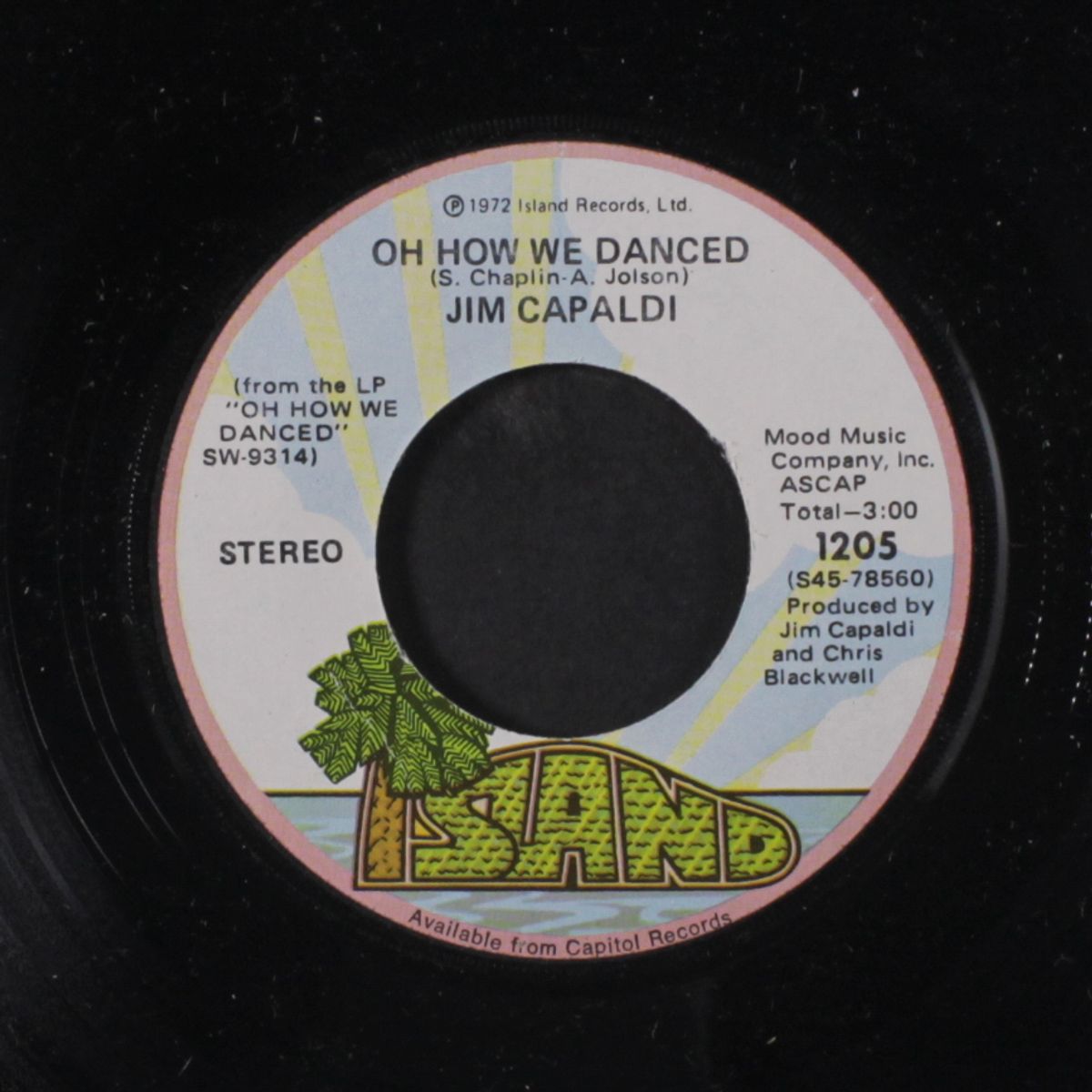 open your heart / oh how we danced by JIM CAPALDI