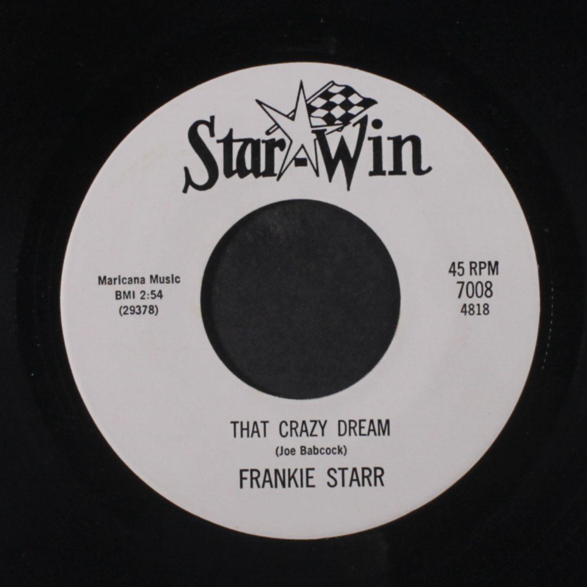 elevator baby / that crazy dream by FRANKIE STARR