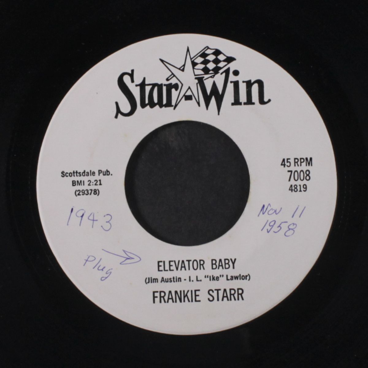 elevator baby / that crazy dream by FRANKIE STARR