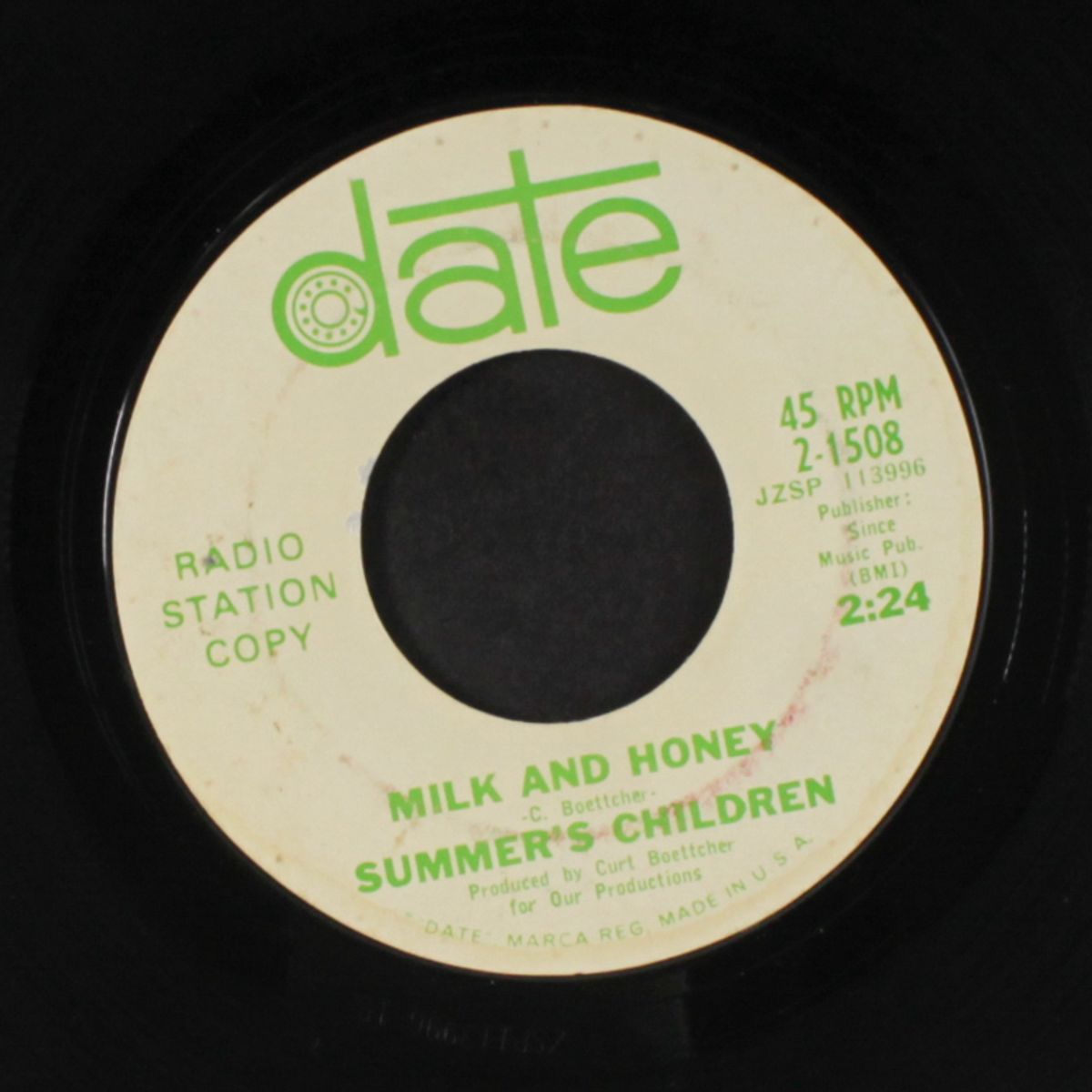 milk and honey / too young to marry by SUMMER'S CHILDREN