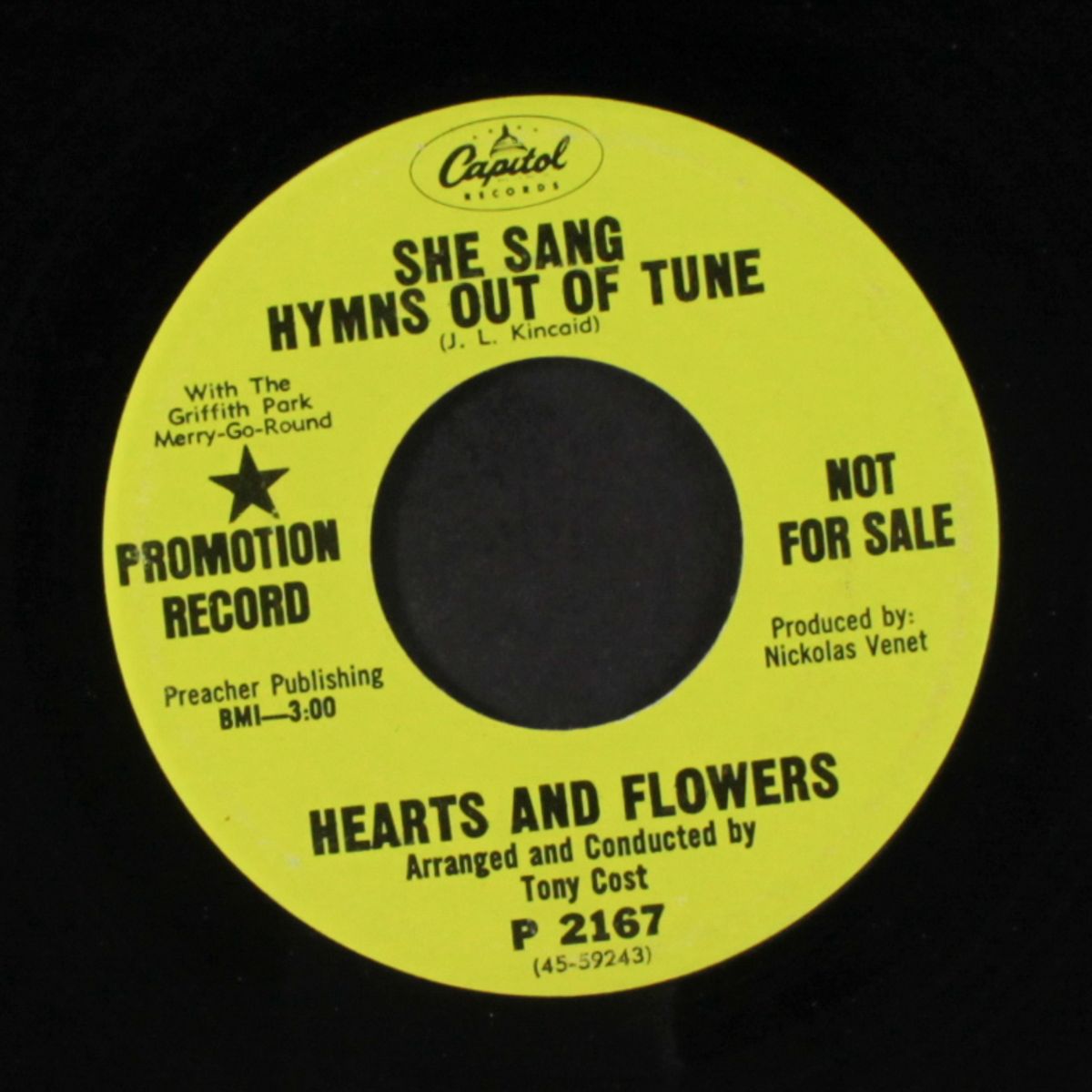 tin angel (will you ever come down / she sang hymns...) by HEARTS & FLOWERS